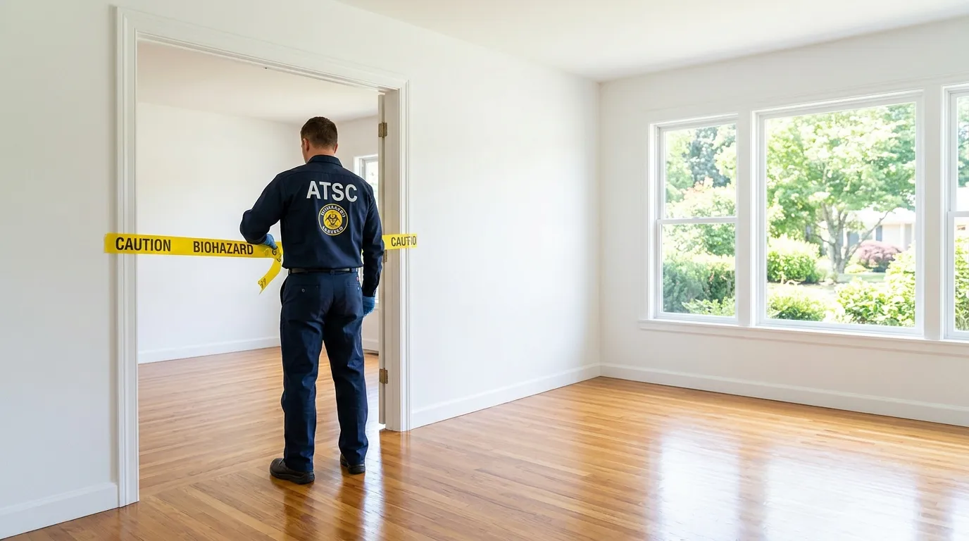 Certified biohazard cleanup crew performing Trauma Scene Cleanup in Murfreesboro